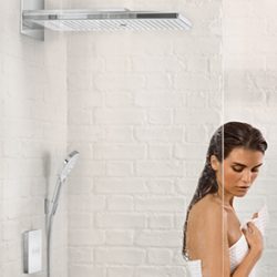 Duchas de alta gama para la arquitectura – Rainmaker Select Showerpipe – Hansgrohe