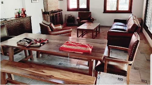 Muebles estilo campo en madera maciza 
