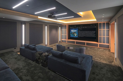 sala de cine en casa