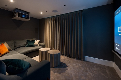 sala de cine en casa