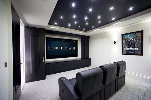 sala de cine en casa