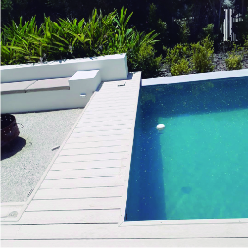 Deck pvc simil madera para exterior