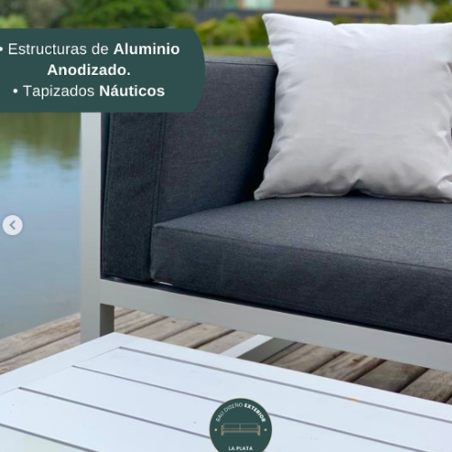 MUEBLES DE JARDÍN DE ALUMINIO