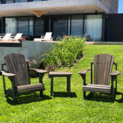 Sillones para exterior de madera- Olivos- Mundo Garden